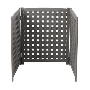 3 Panel Outdoor Air Conditioner Fence Screen