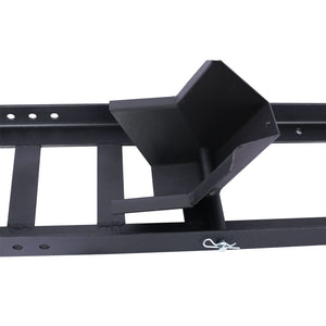Heavy Duty Adjustable Motorcycle Stand / Wheel Chock 1800 Lb Capacity - Black