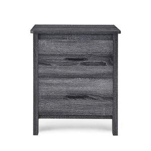 Titeca Contemporary Wood 2 Drawer Nightstand