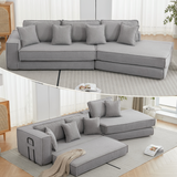 Folding-Convertible-Out-Sleeper-Sofa-Bed,-2-in-1,--Combination-Convertible-Sofa,-3-seat,-Gray-Sofas-&-Sectionals