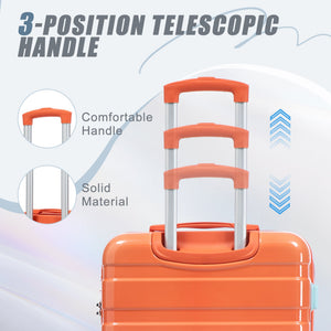 3-Piece Spinner Wheel Luggage Set with Gradient Color
