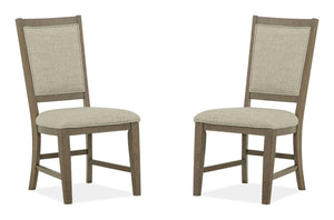 Paxton Place - Step Upholstered Side Chair (Set of 2) - Dovetail Gray