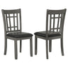 Lattice Back Side Chairs (Set of 2)