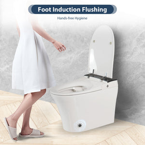 Heated Seat Smart Toilet, One Piece Design