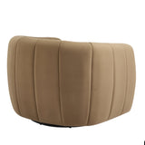 Modern Swivel Club Chair with Premium Velvet