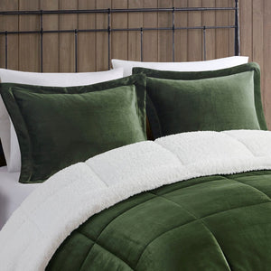 King Plush to Sherpa Down Alternative Comforter Set