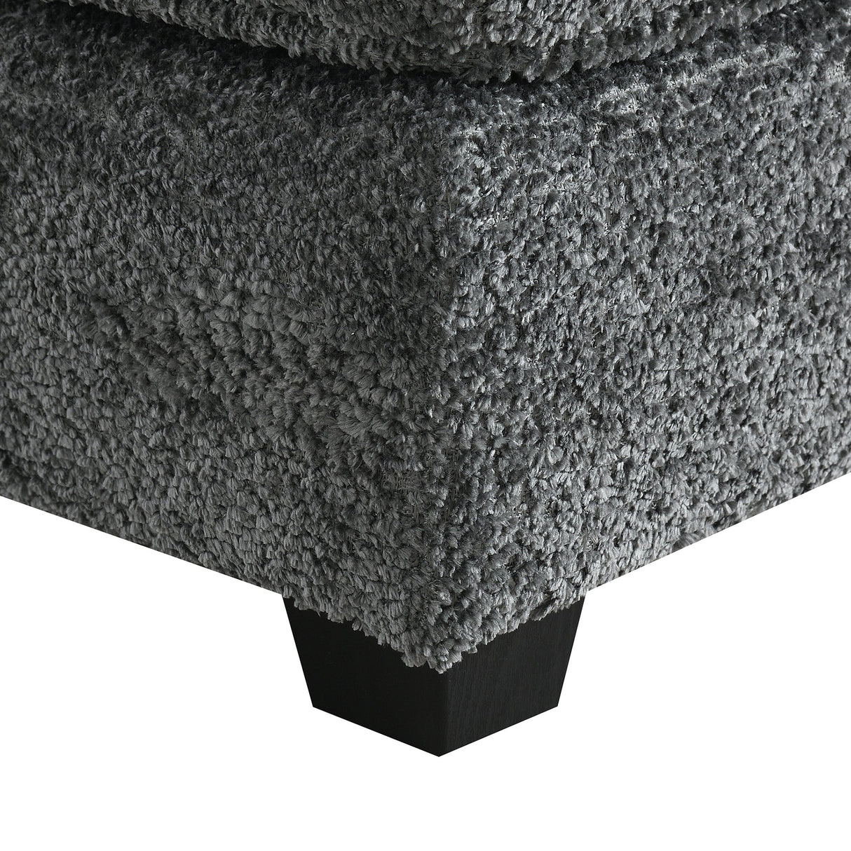 The Adelle Adaptable Gray Chenille Modular Sofa Bed
