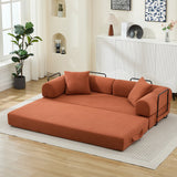 Folding Sofa Bed 78.5' Convertible Couch with 2 Pillows