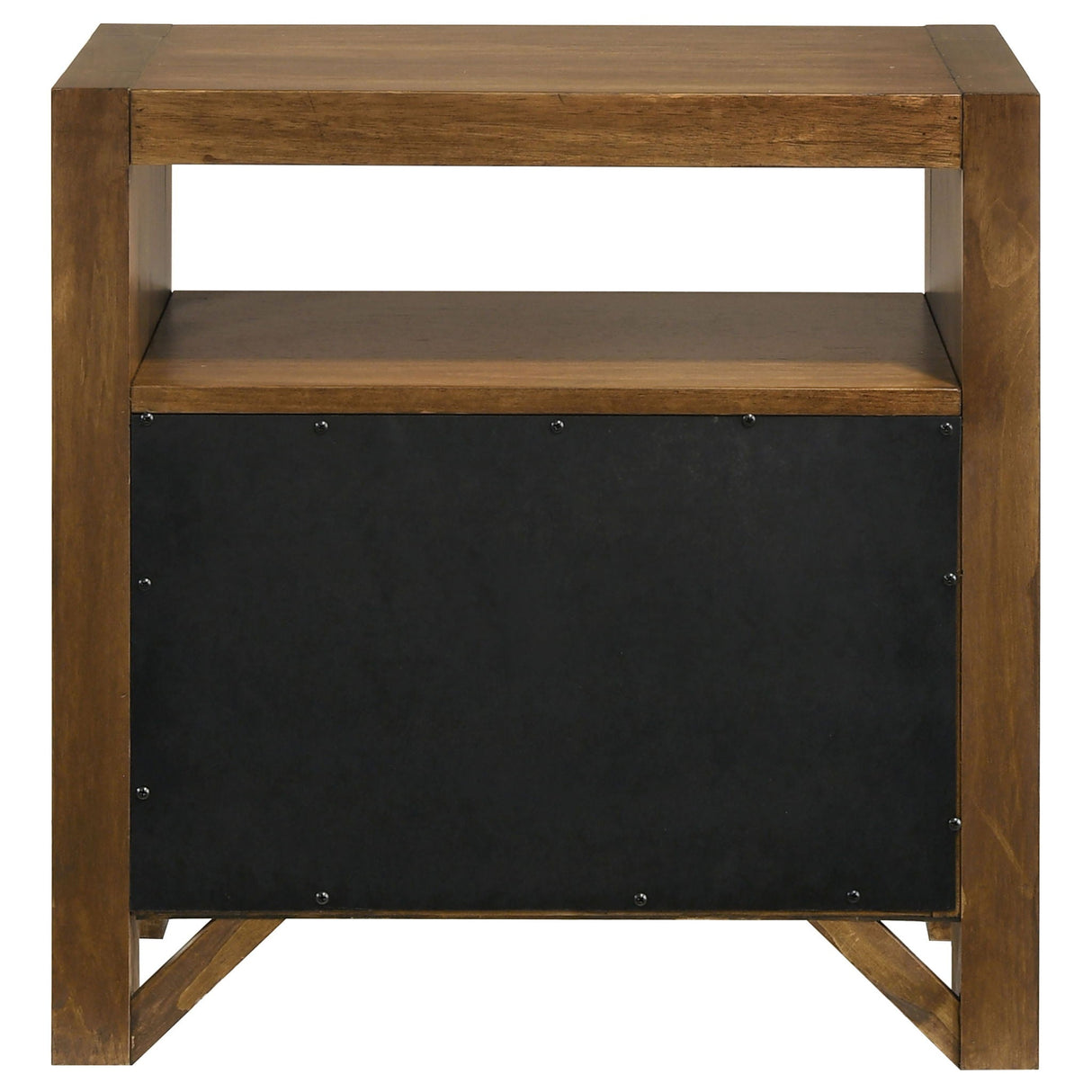 Adderley 2-drawer Nightstand Bedside Table Warm Brown