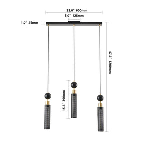 25" Modern Pendant Chandelier