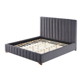 The Upholstered Wingback Bed – A Refined Union of Contemporary Comfort and Architectural Elegance