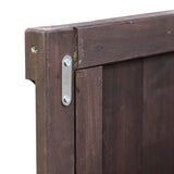 K&K Outdoor Kitchen Island, Rolling Bar Cart & Storage Cabinet