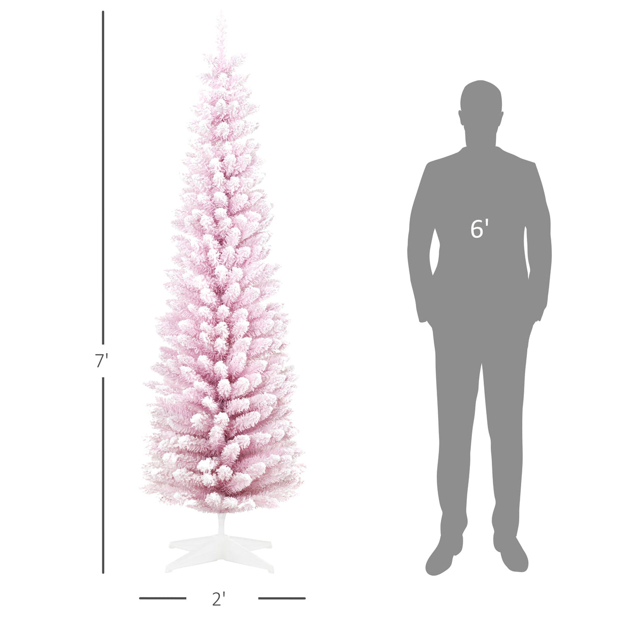Snow Flocked Artificial Christmas Tree