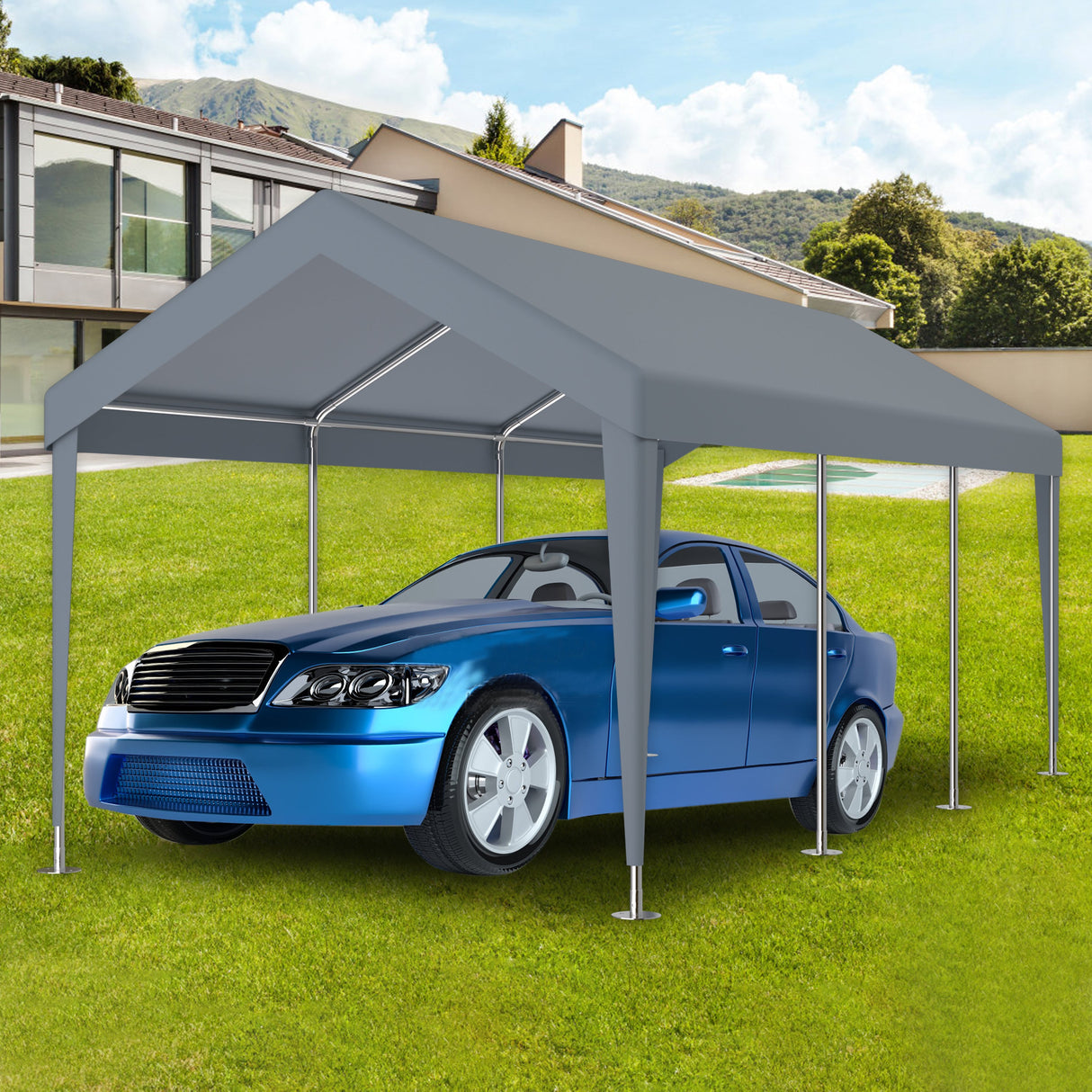 12x20ft Carport Replacement Canopy Cover