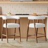 26'' Seat Height Bar Stools with Back - Set of 2