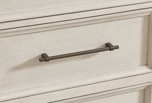 Shaybrock - Dresser And Mirror - Antique White / Brown