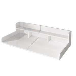 Washer Dryer Countertop with Non-Slip Pads - White