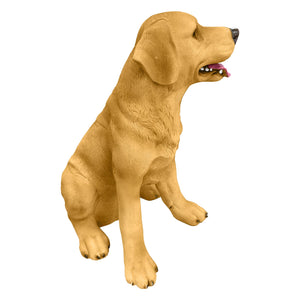 Labrador Resin Statue: Weather-Resistant Dog Figurine