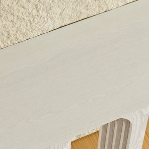 47.24 Inch Entryway Table with Unique Loopback Design