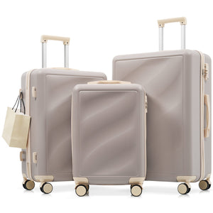3 Piece Lightweight ABS Luggage Set