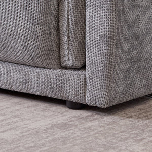 98.5' 3-Seater Sofa in Contemporary Grey