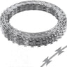 Galvanized Barbed Wire Fence Roll With Sharp Razor Edges