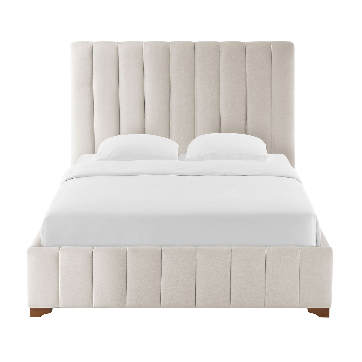 The Upholstered Wingback Bed – A Refined Union of Contemporary Comfort and Architectural Elegance