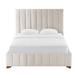 The Upholstered Wingback Bed – A Refined Union of Contemporary Comfort and Architectural Elegance