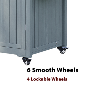 K&K 66.5" Outdoor Kitchen Island for Big Green Egg Grills