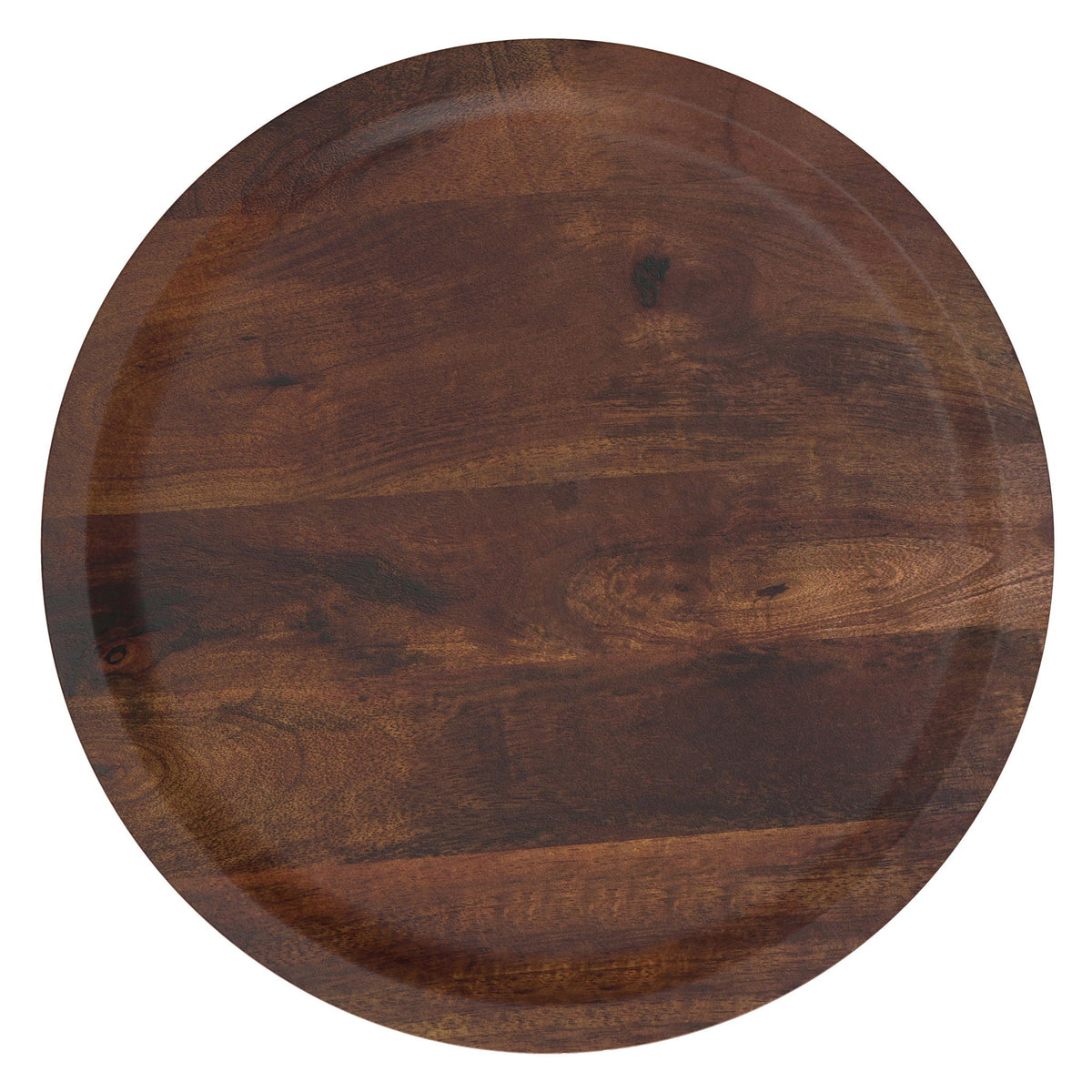 Handcrafted Wooden Accent Table with Sculptural Design - Multiple Colors