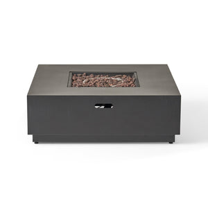 39'' SQUARE IRON FIRE PIT - 50 000 BTU (Tank cover not Included)
