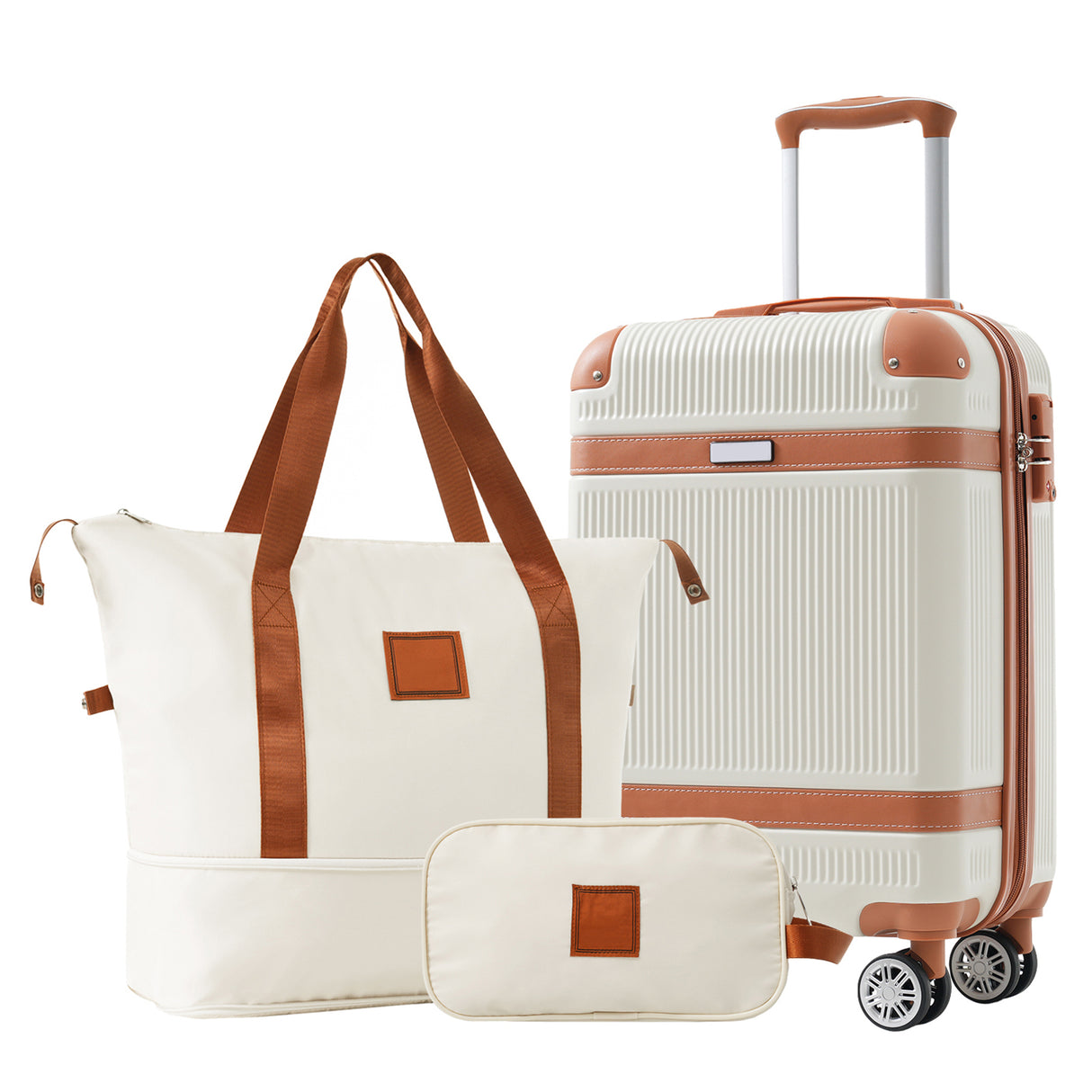 3-Piece Travel Luggage Set – 20-Inch Carry-On