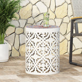 Castana outdoor side table