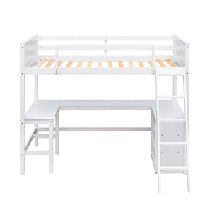 Loft Bed With Shelves With Desk