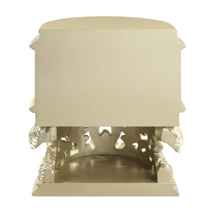 Vatican - Nightstand - Champagne Silver