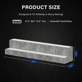 38-Inch LED Liquor Bottle Display Shelf – App & Remote-Controlled Bar Stand