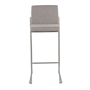 Fuji - Contemporary And Modern Elegance High Back Barstool