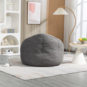 Bedding Bean Bag Sofa Chair High Pressure Foam With Footrest