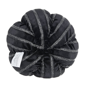Striped Fabric Pumpkin of Whimsical Elegance