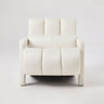 Modern Upholstered Accent Chair, Comfortable Fabric With A Pillow For Living Room