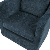 Sutton Light Grey Performance Fabric Swivel Barrel Chair