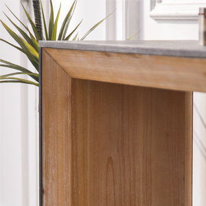 59in Modern Wood Console Table - Entryway & Sofa Table