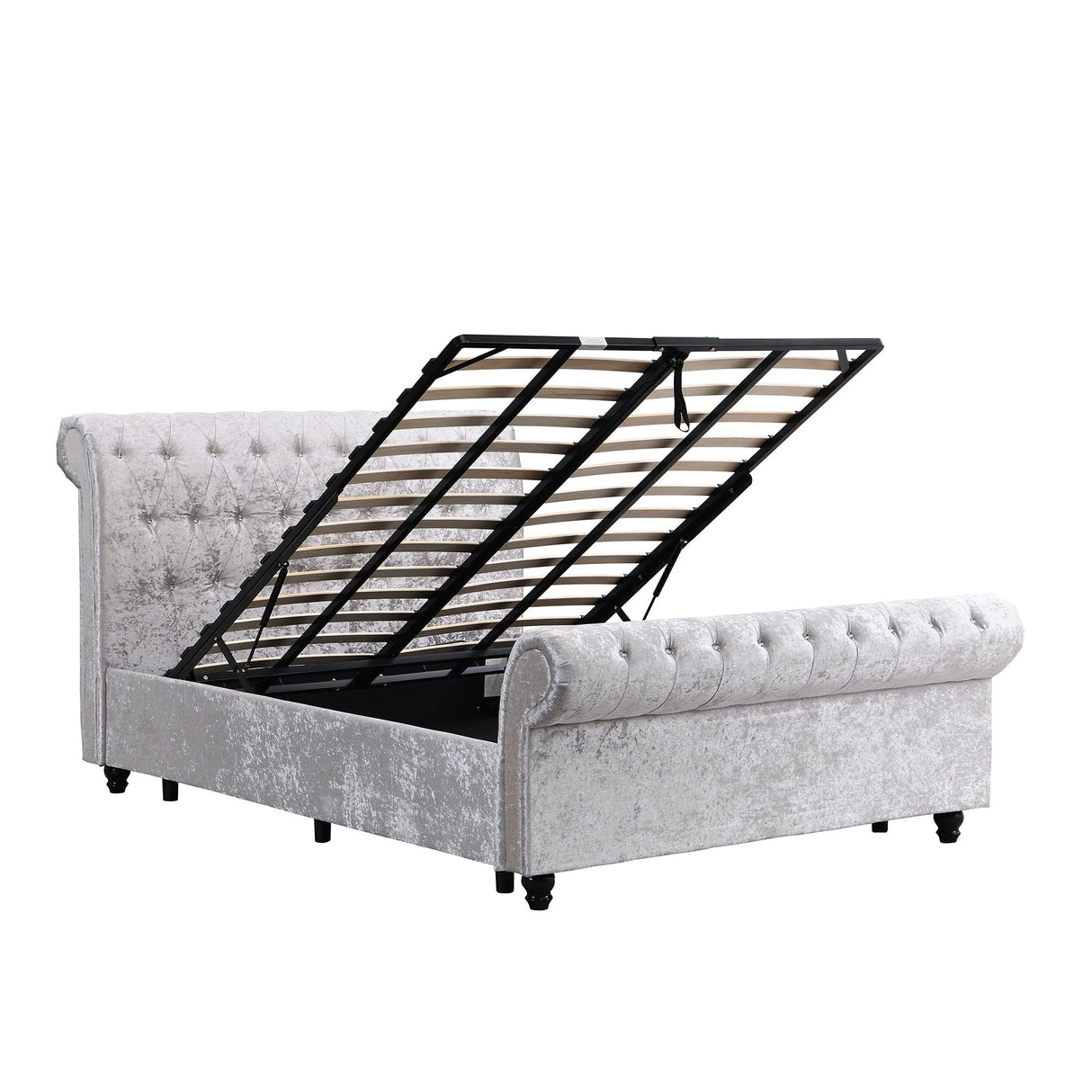 Hartfried Upholstered Queen Storage Bed with Hydraulic Lift