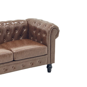 2 Piece Chesterfield Sofa Set