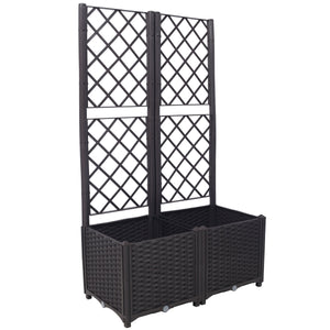 Poly Rattan Garden Planter