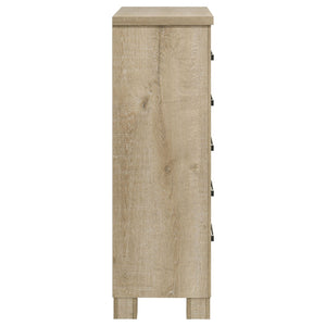 Sansome - 5 Drawer Bedroom Chest - Oak