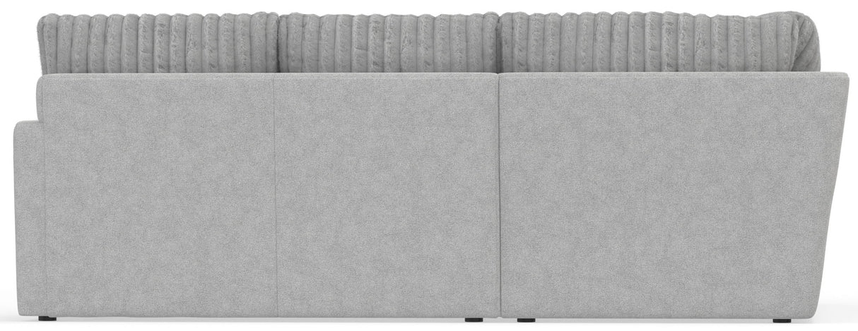 Titan - Sectional With Comfort Coil Seating And Accent Pillows Included