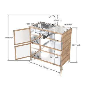 Utility Sink with Cabinet