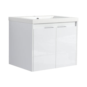 24" Bathroom Vanity With Resin Sink