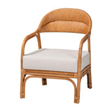 Bohemian Honey Rattan Accent Chair